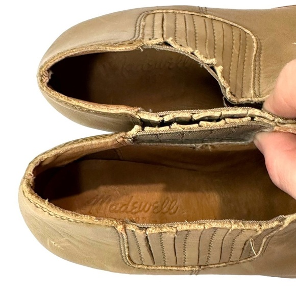 Madewell Spencer Leather Short Chelsea Tan Boot Size 7.5 - Picture 2 of 9